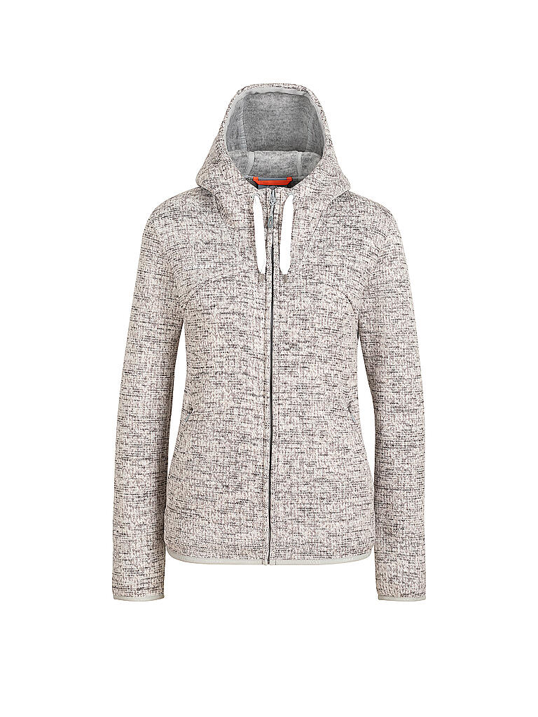 MAMMUT | Damen Fleecejacke Chamuera ML Hooded | weiß