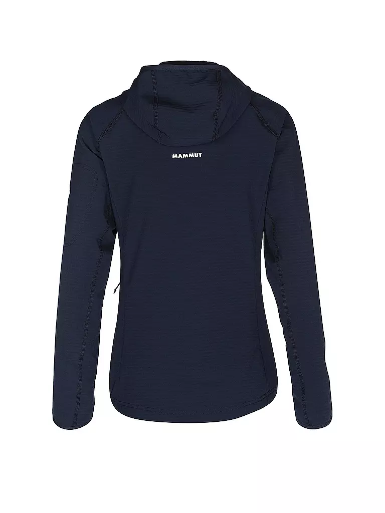 MAMMUT | Damen Fleecejacke Madris Light ML Hooded  | dunkelblau