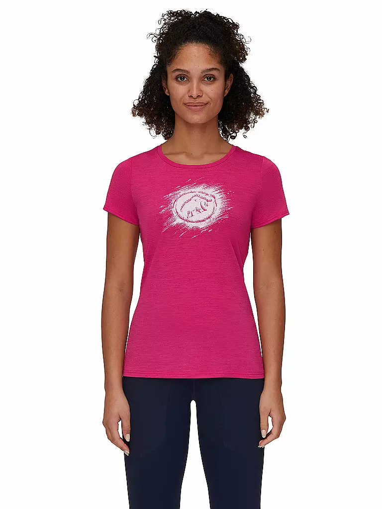 MAMMUT | Damen Funktionsshirt Alnasca Graphic | pink