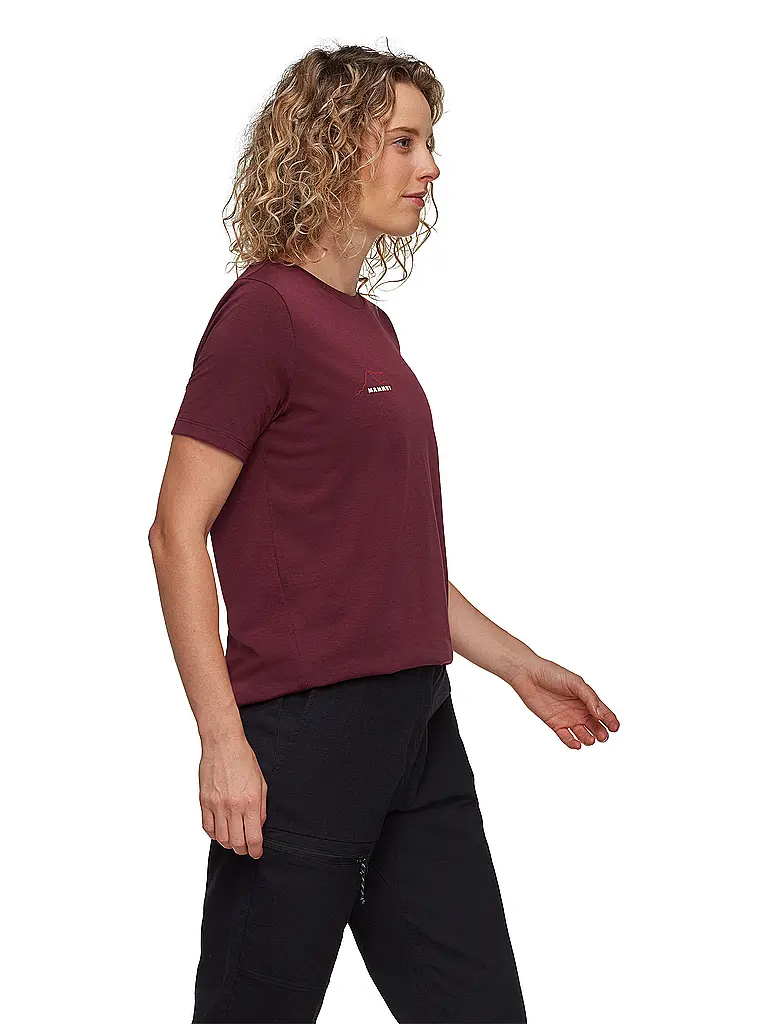 MAMMUT | Damen Funktionsshirt Tree Wool | dunkelrot