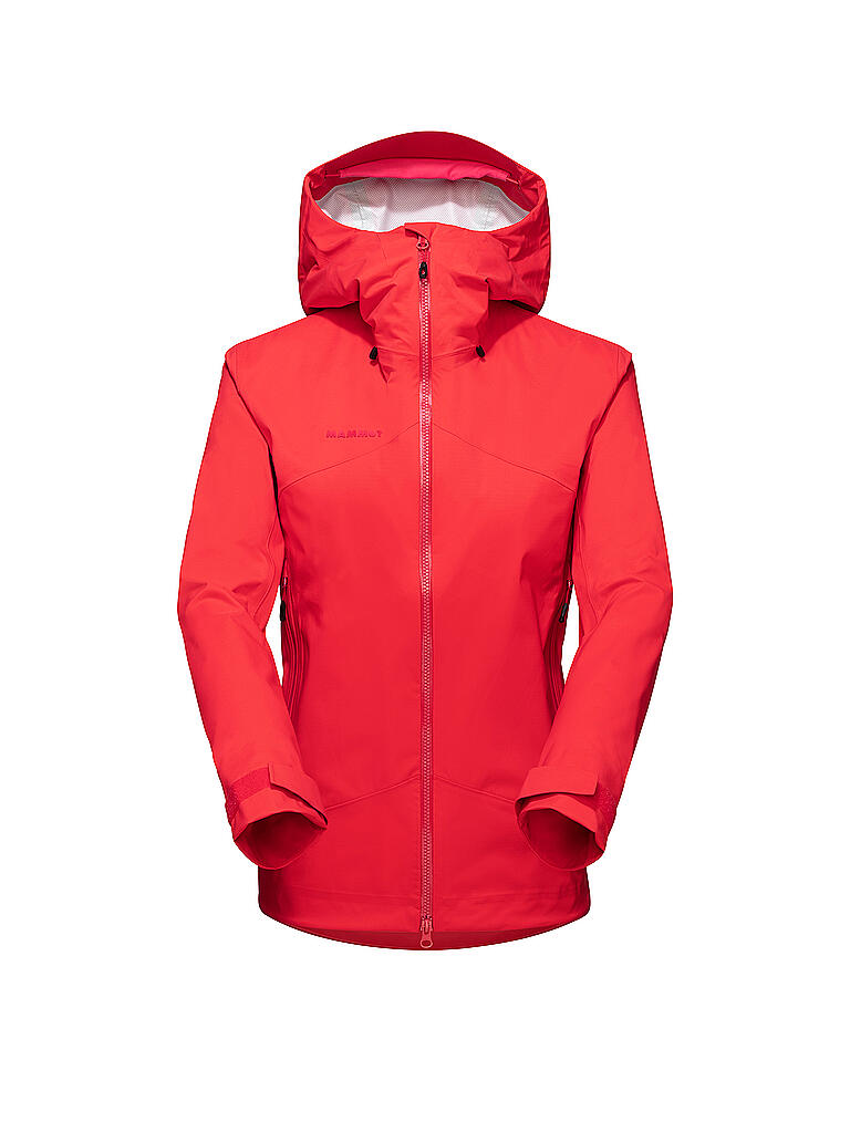 MAMMUT | Damen Hardshell-Jacke Kento Hooded | rot