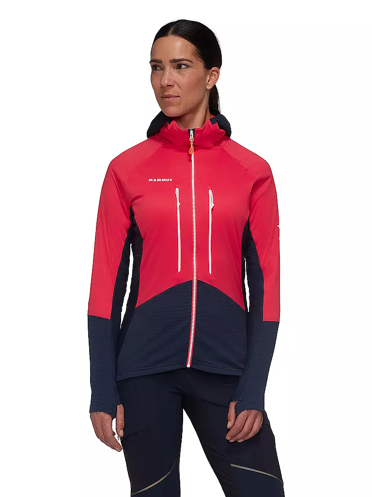 MAMMUT | Damen Hybridjacke Eiger Nordwand ML Hoodie | rot