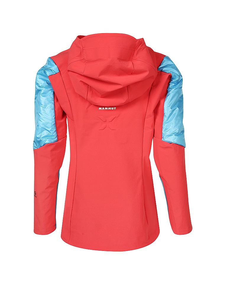 MAMMUT | Damen Hybridjacke Eisfeld SO Hybrid Hooded | rot