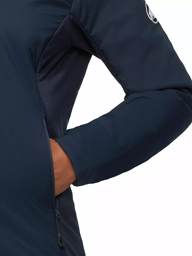 MAMMUT | Damen Hybridjacke Rime Light IN Flex Hooded | dunkelblau