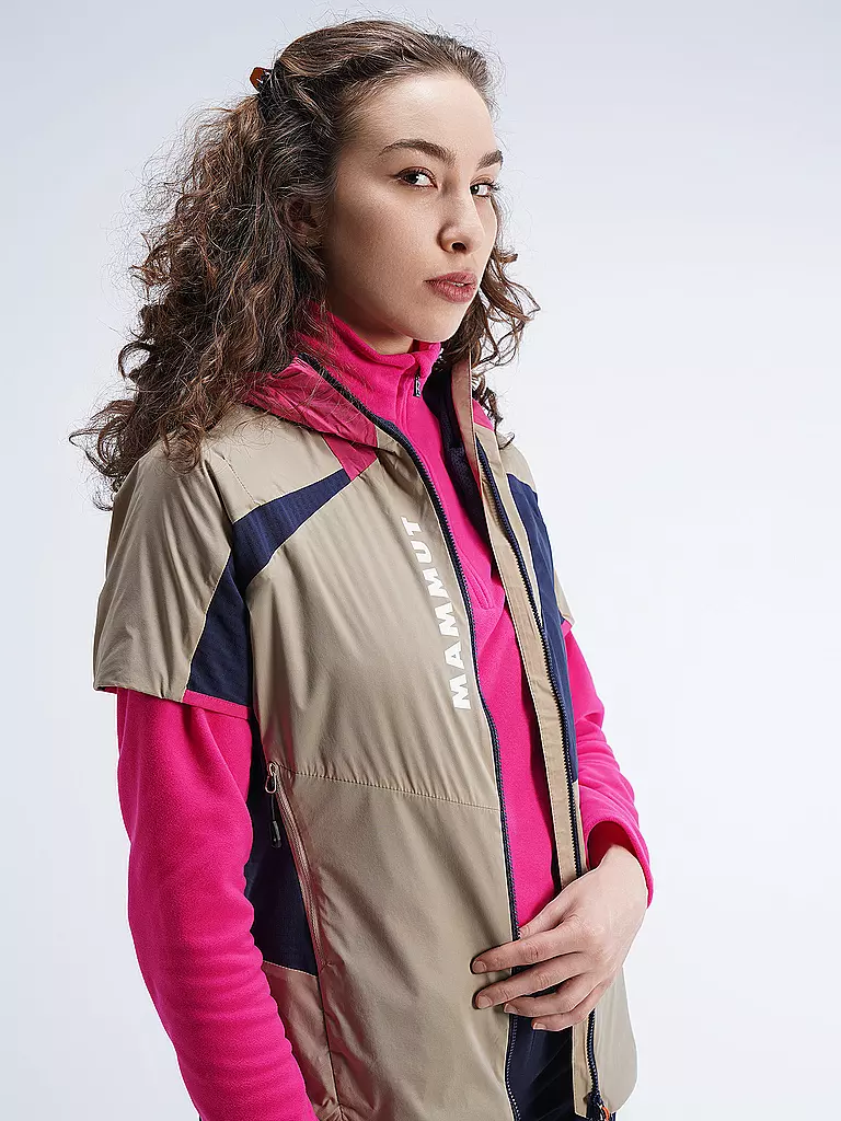 MAMMUT | Damen Isohybridjacke Aenergy IN Hoodie | beige