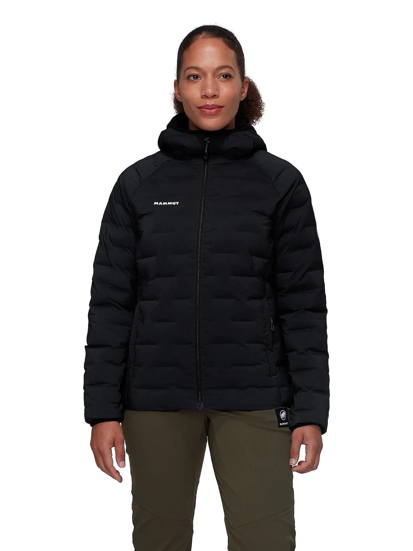 MAMMUT | Damen Isolationsjacke Sender IN Hooded  | schwarz