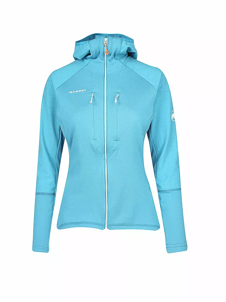 MAMMUT | Damen Touren Fleecejacke Eiswand Advanced ML Hooded | blau