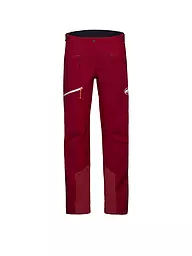 MAMMUT | Damen Touren Softshellhose Taiss Guide mit Schneegamasche | dunkelrot