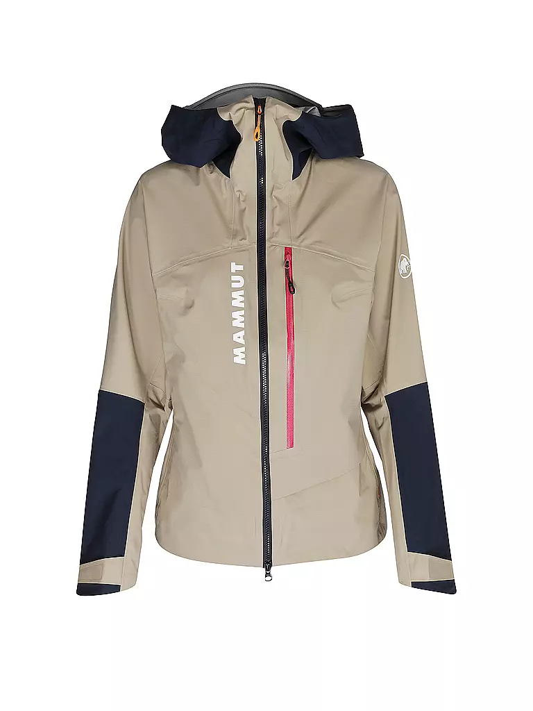 MAMMUT | Damen Tourenjacke Aenergy Air HS Hooded  | beige