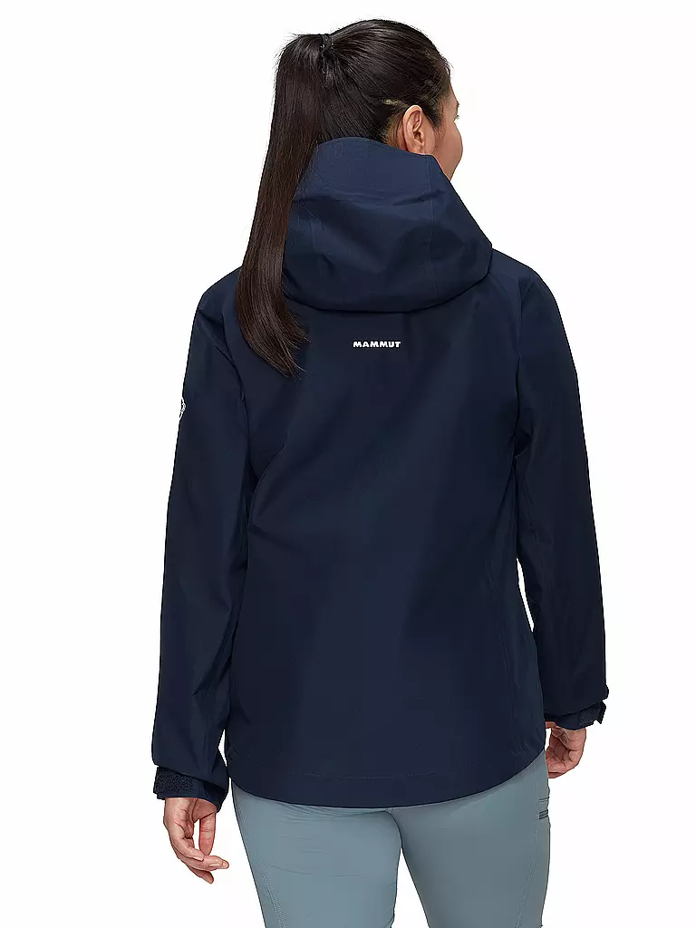 MAMMUT | Damen Wanderjacke Crater Light GTX 3L Hoodie | dunkelblau