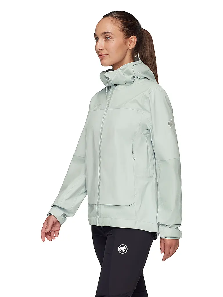 MAMMUT | Damen Wanderjacke Ducan Guide HS Hooded | hellgrün