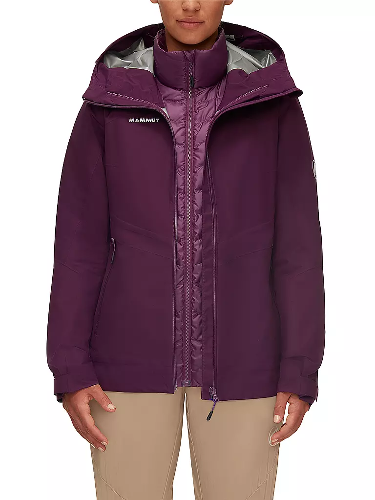 MAMMUT | Damen Winterjacke Convey 3 in 1 HS Hooded | beere