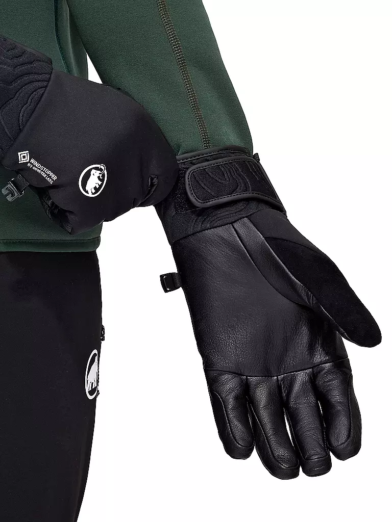 MAMMUT | Handschuhe Astro/GTX Windstopper | schwarz