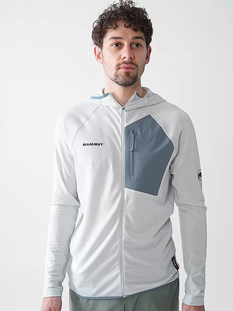 MAMMUT | Herren Fleecejacke Aenergy Light ML Hoodie | grau