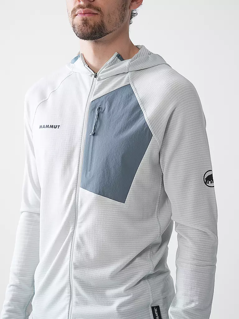 MAMMUT | Herren Fleecejacke Aenergy Light ML Hoodie | grau