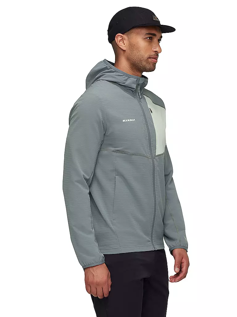 MAMMUT | Herren Fleecejacke Madris Light ML Hooded | grau