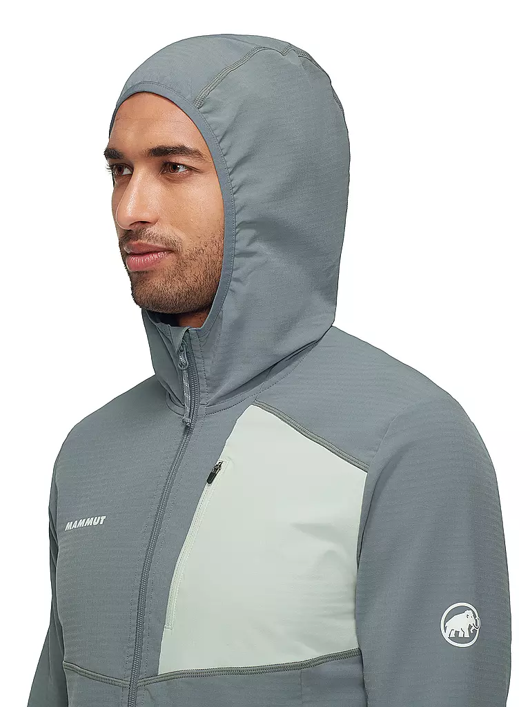 MAMMUT | Herren Fleecejacke Madris Light ML Hooded | grau