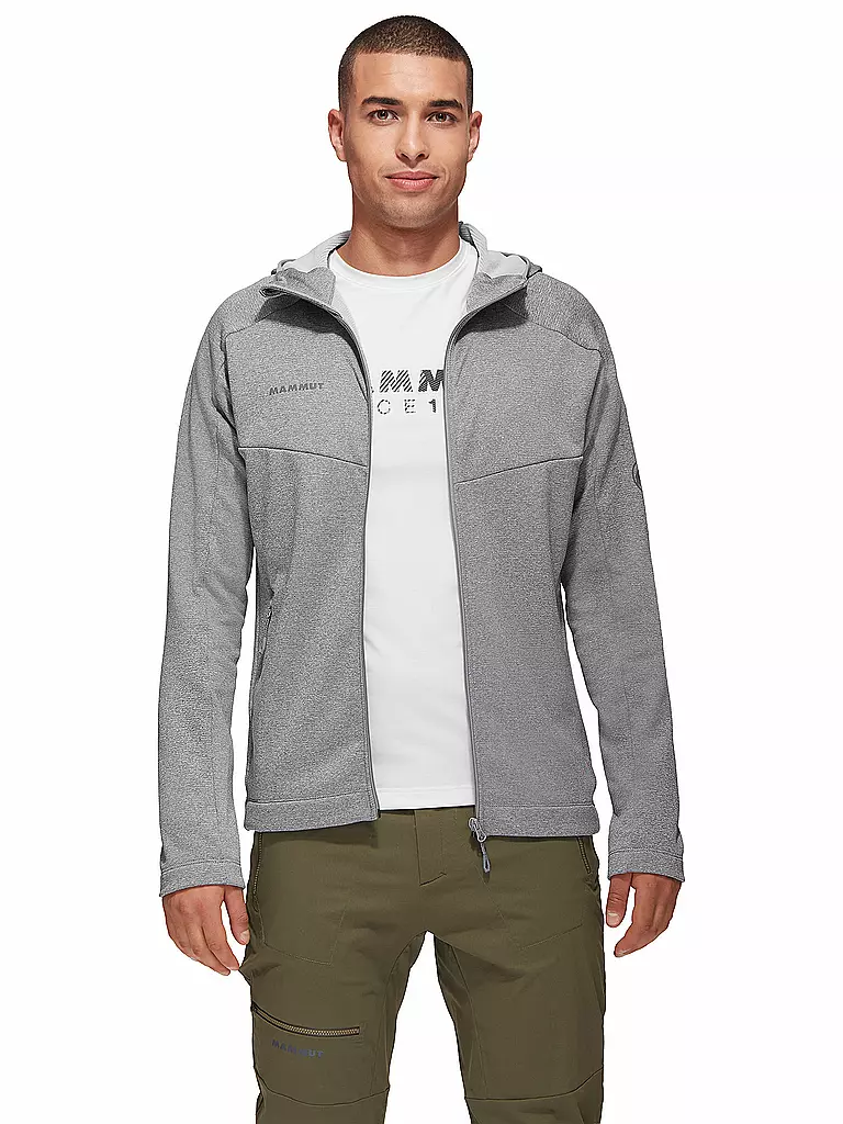 MAMMUT | Herren Fleecejacke Nair ML Hooded | grau