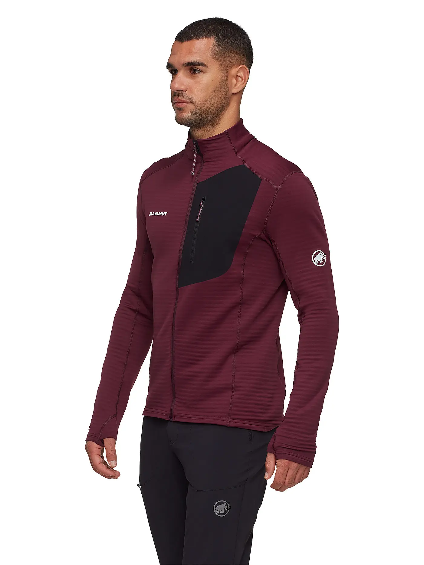 MAMMUT | Herren Fleecejacke Taiss Light ML | dunkelrot