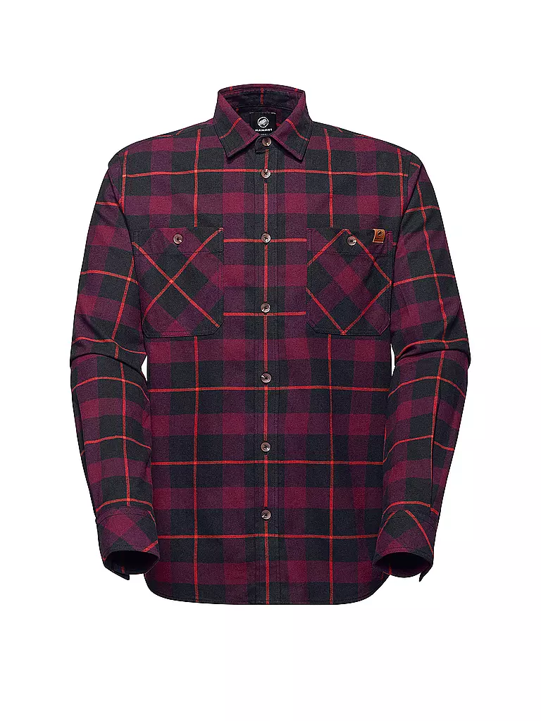 MAMMUT | Herren Funktionshemd Alvra | dunkelrot