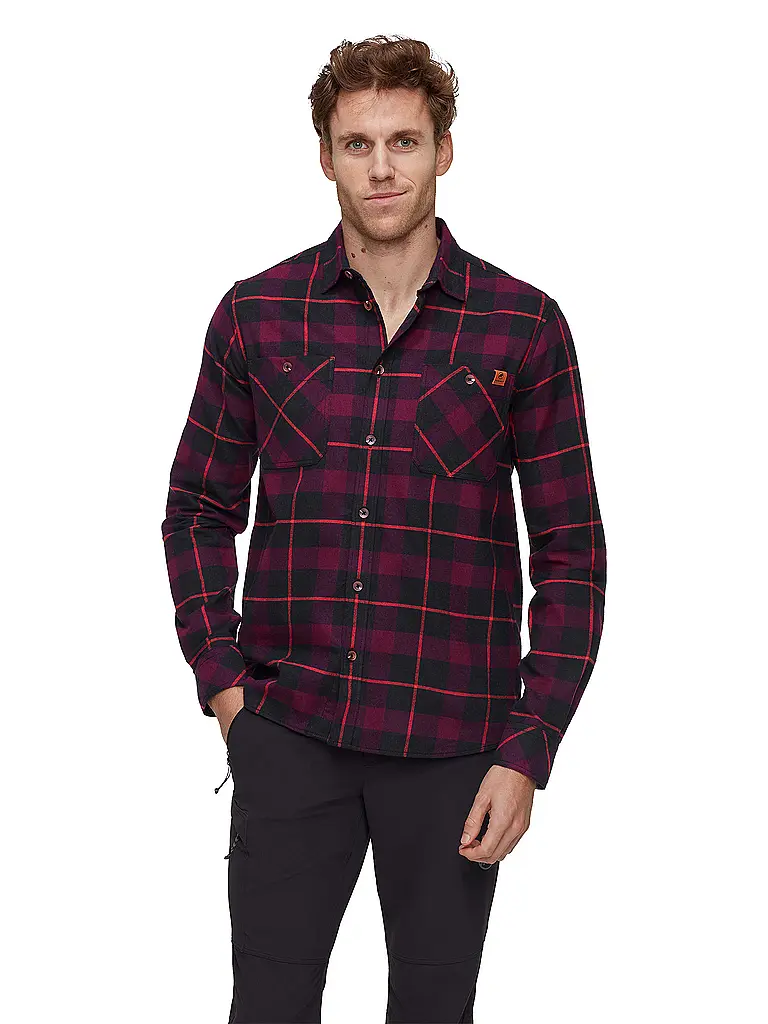MAMMUT | Herren Funktionshemd Alvra | dunkelrot
