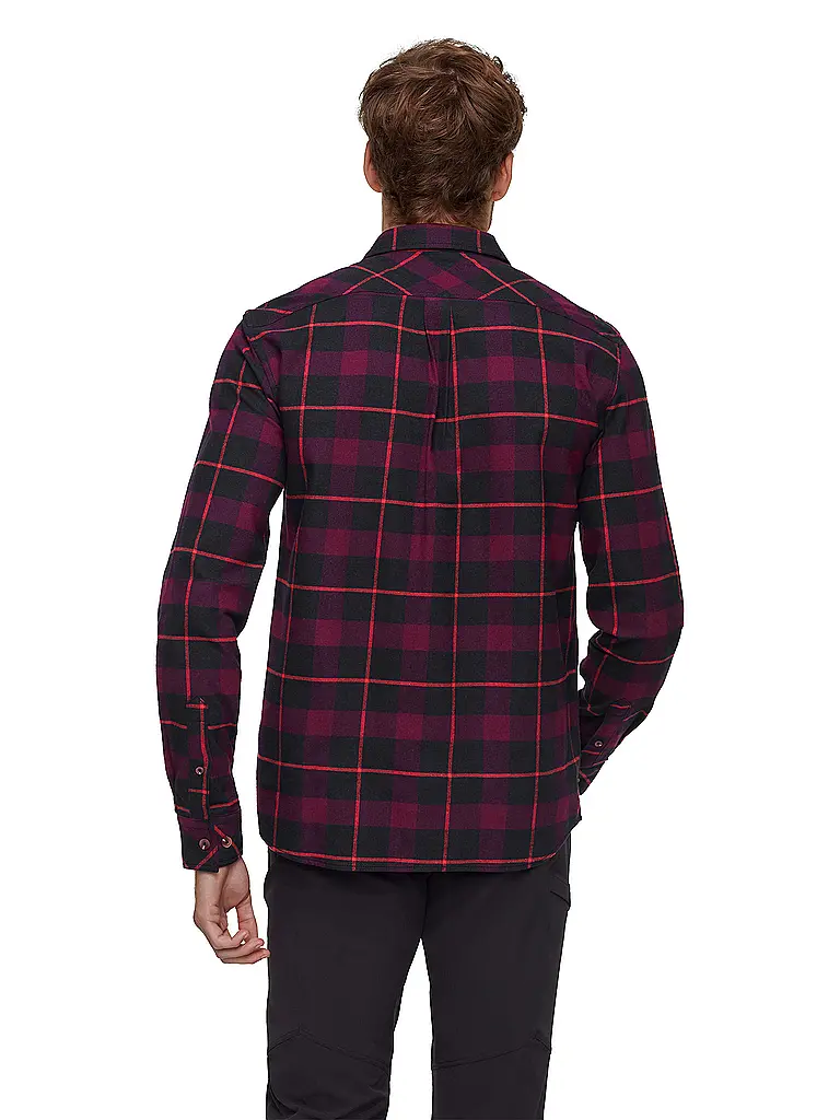 MAMMUT | Herren Funktionshemd Alvra | dunkelrot