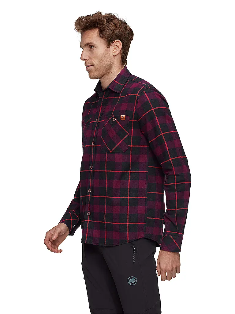 MAMMUT | Herren Funktionshemd Alvra | dunkelrot