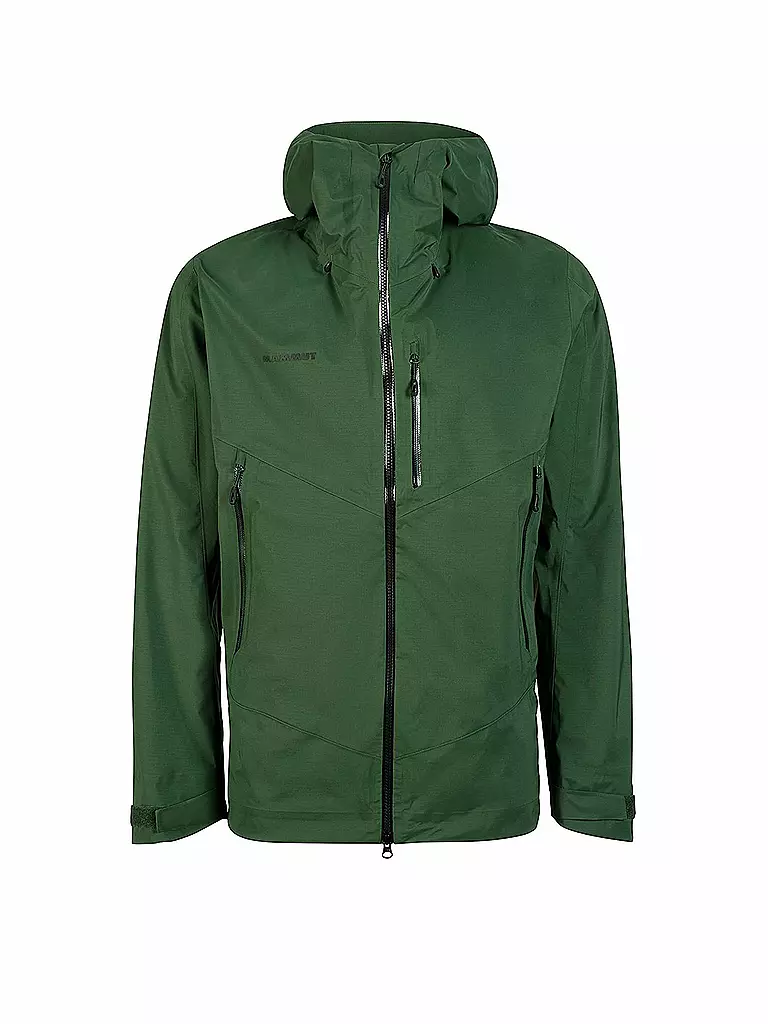 MAMMUT | Herren Hardshell-Jacke Kento Hooded | grün