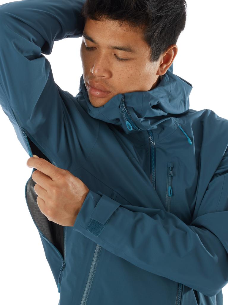 MAMMUT | Herren Hardshell-Jacke Kento Hooded | blau