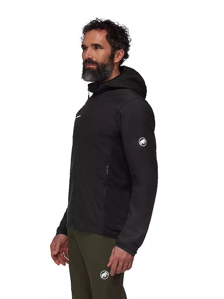 MAMMUT | Herren Isolationsjacke Rime Light IN Flex Hooded | schwarz