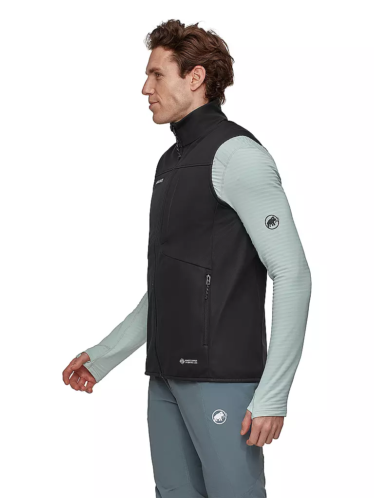 MAMMUT | Herren Softshell Gilet Ultimate VIII | schwarz