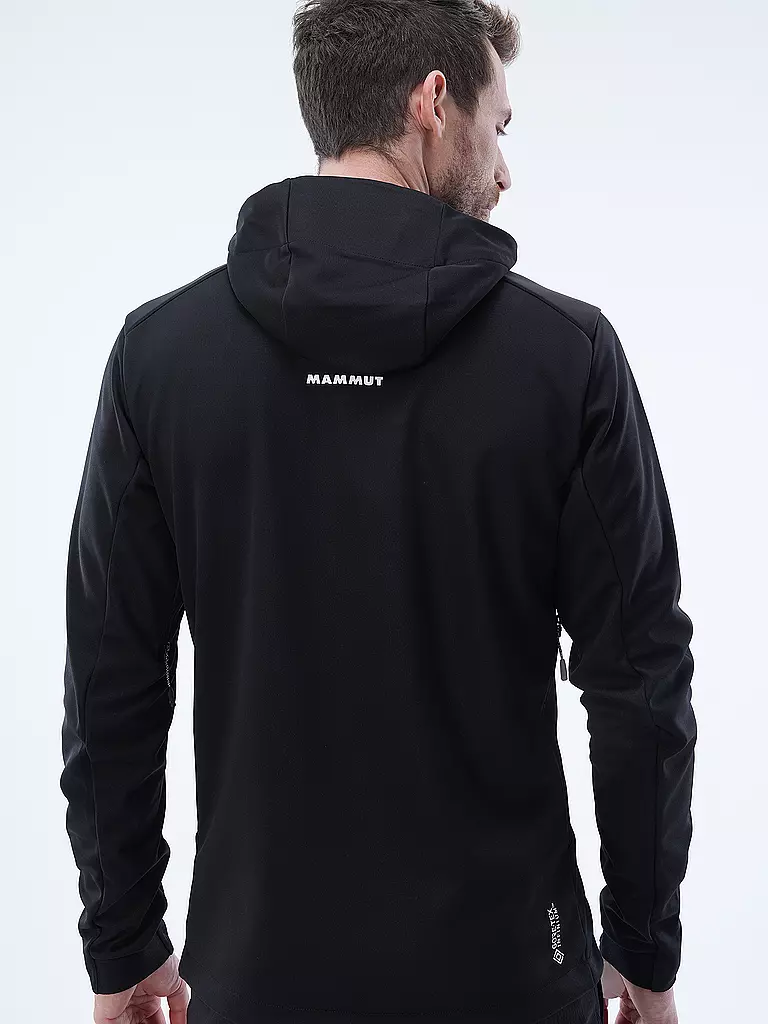 MAMMUT | Herren Softshelljacke Ultimate VII Hoodie | schwarz