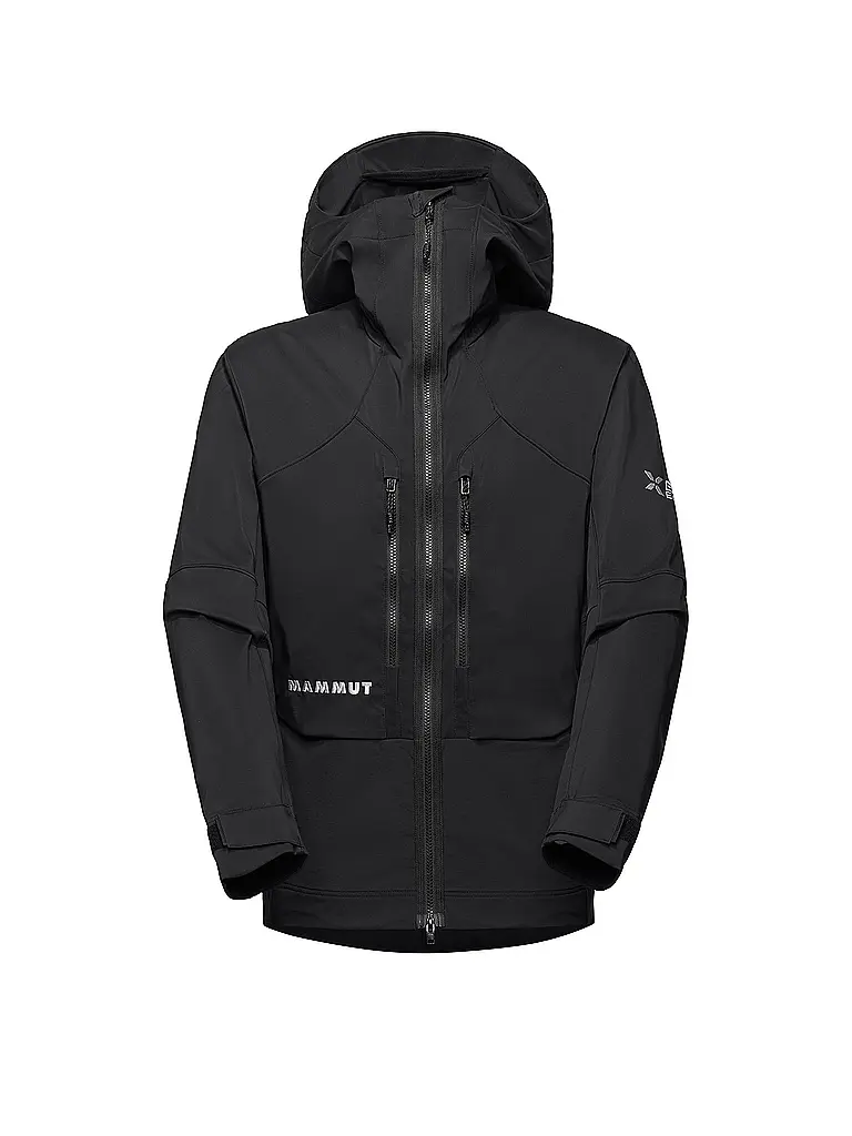 MAMMUT | Herren Touren Softshelljacke Eiger Nordwand Pro Hoodie | schwarz