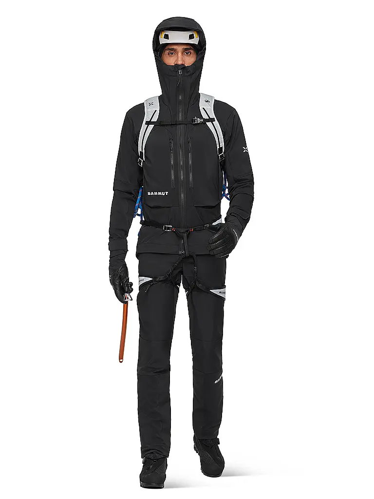 MAMMUT | Herren Touren Softshelljacke Eiger Nordwand Pro Hoodie | schwarz