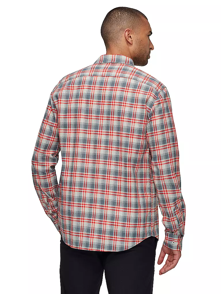 MAMMUT | Herren Wanderhemd Trovat Summer | rot
