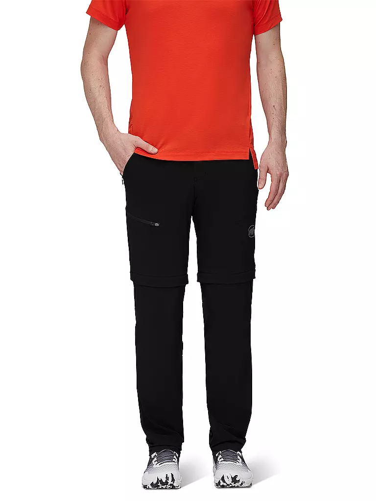 MAMMUT | Herren Wanderhose Runbold ZipOff  | schwarz