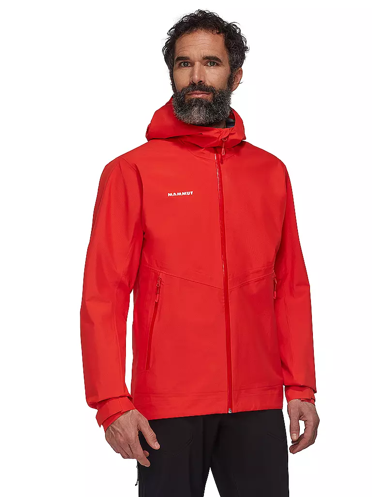 MAMMUT | Herren Wanderjacke Alto Light 2,5L Hoodie | rot