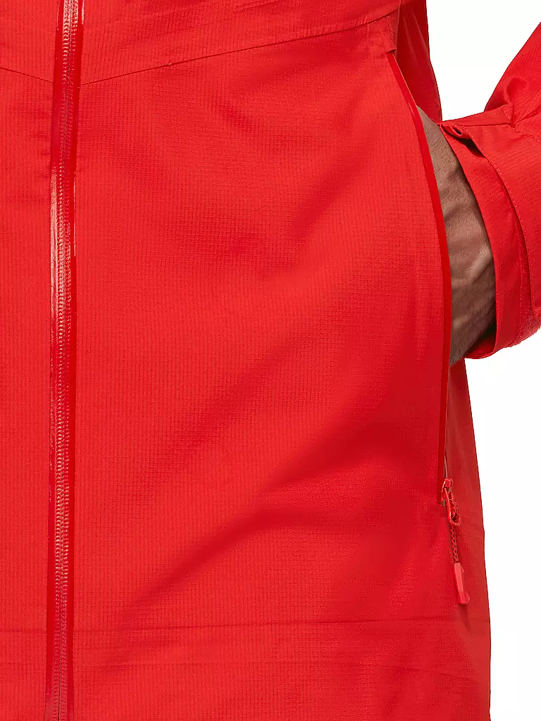 MAMMUT | Herren Wanderjacke Alto Light 2,5L Hoodie | rot