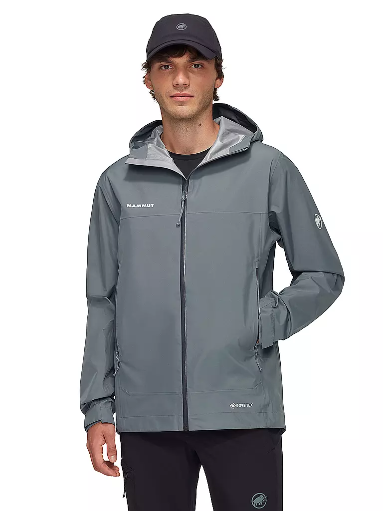 MAMMUT | Herren Wanderjacke Crater Light 3L GTX Hoodie | silber
