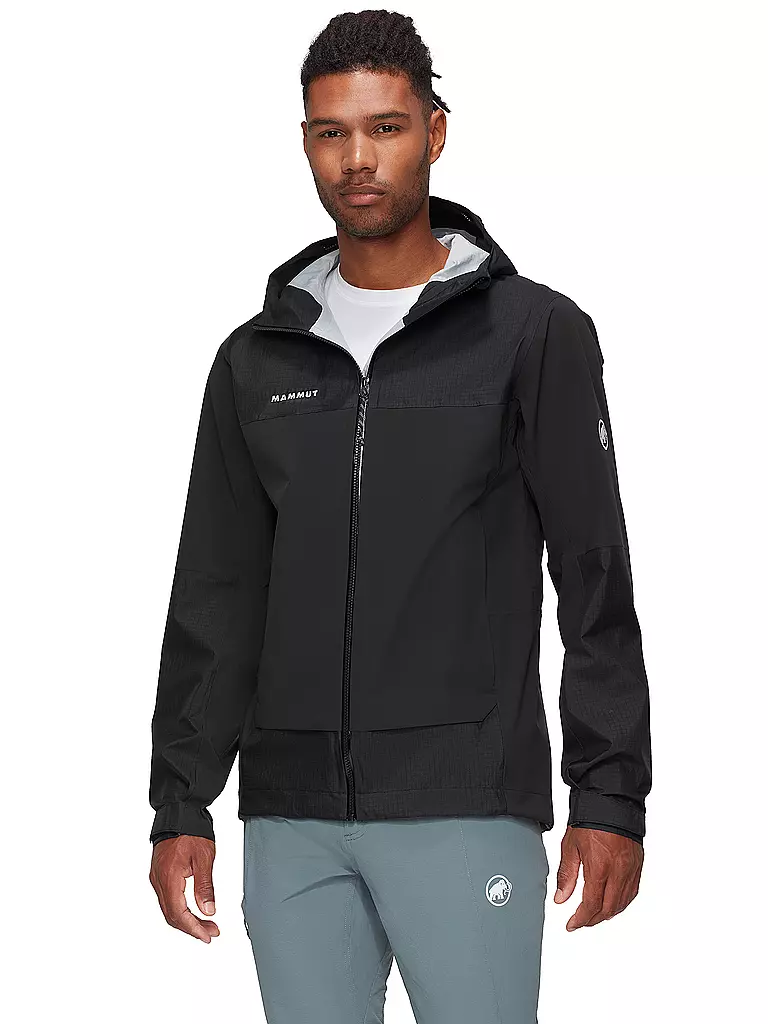 MAMMUT | Herren Wanderjacke Ducan Guide 3L Hoodie | schwarz