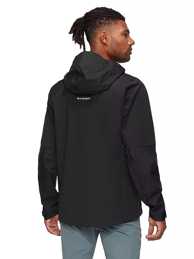MAMMUT | Herren Wanderjacke Ducan Guide 3L Hoodie | schwarz