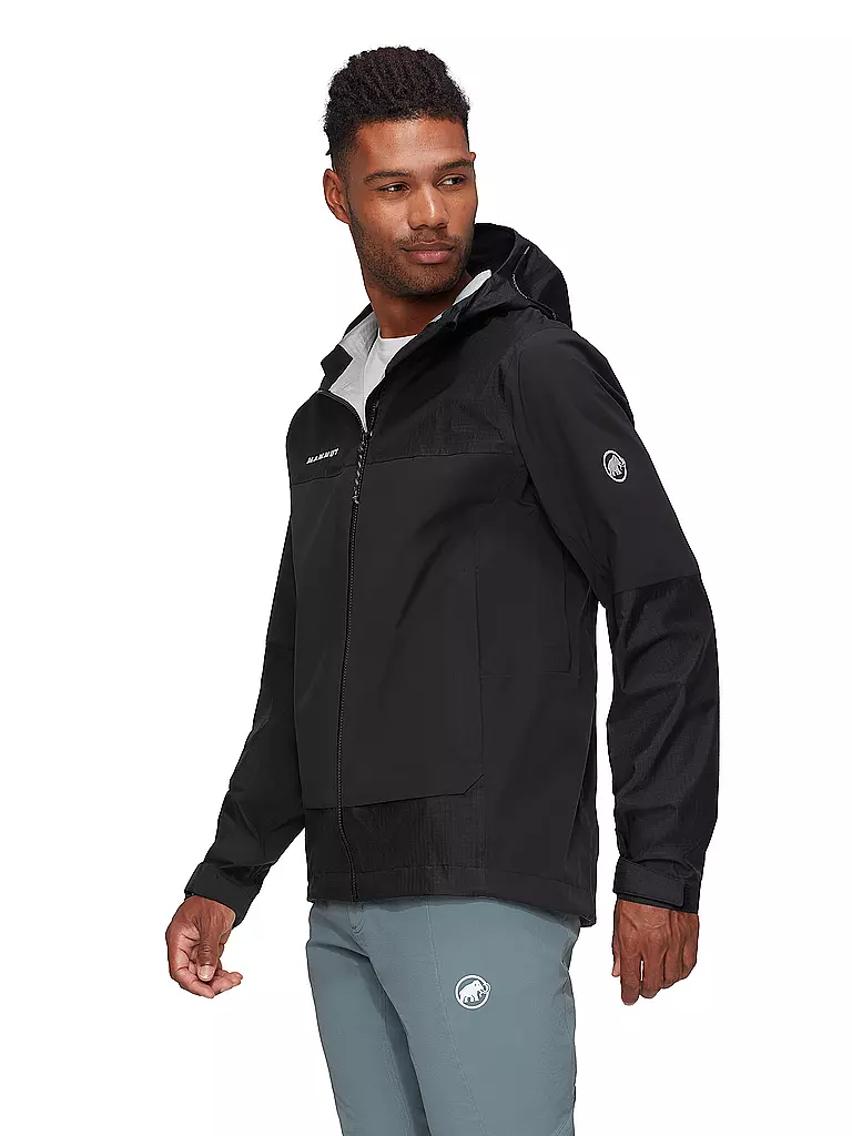 MAMMUT | Herren Wanderjacke Ducan Guide 3L Hoodie | schwarz