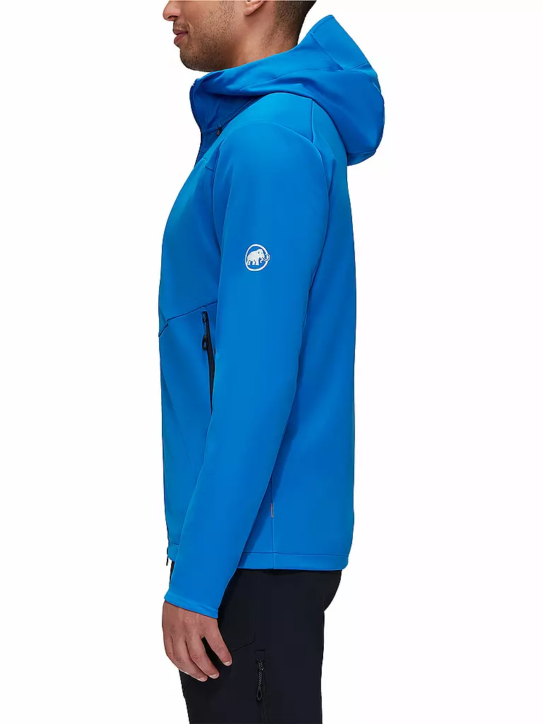 MAMMUT | Herren Wanderjacke Ultimate VII Softshell Hoodie | blau