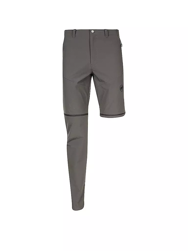 MAMMUT | Herren ZipOff Wanderhose Runbold | schwarz