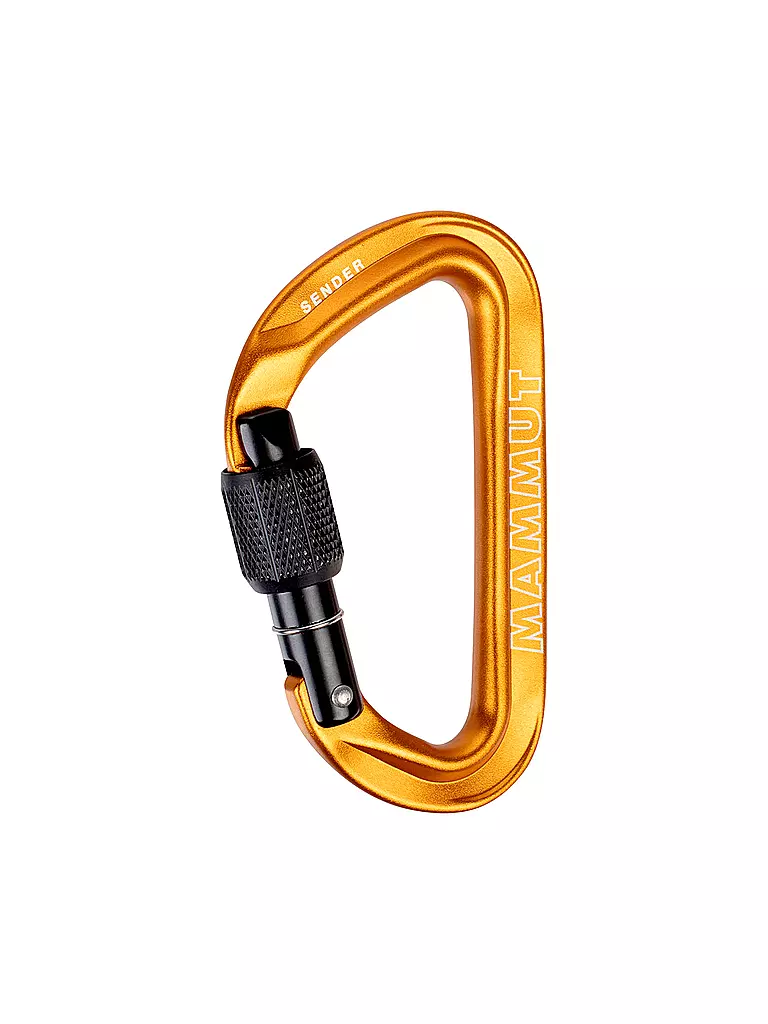 MAMMUT | Karabiner Sender Screwgate  | gold