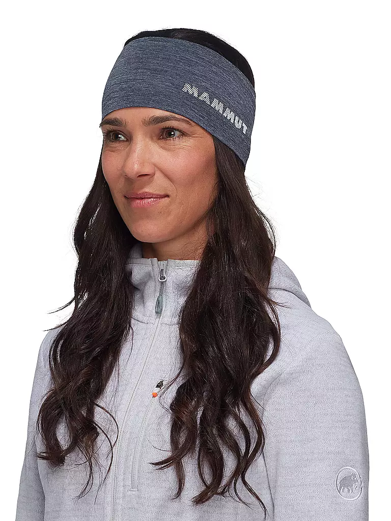 MAMMUT | Stirnband Tree Wool | dunkelblau