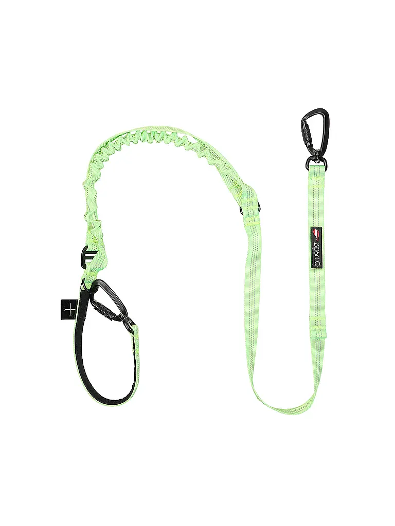 MAMO PET SPORTS | Hundeleine Alu Karabiner versperrbar 150/2cm | grün