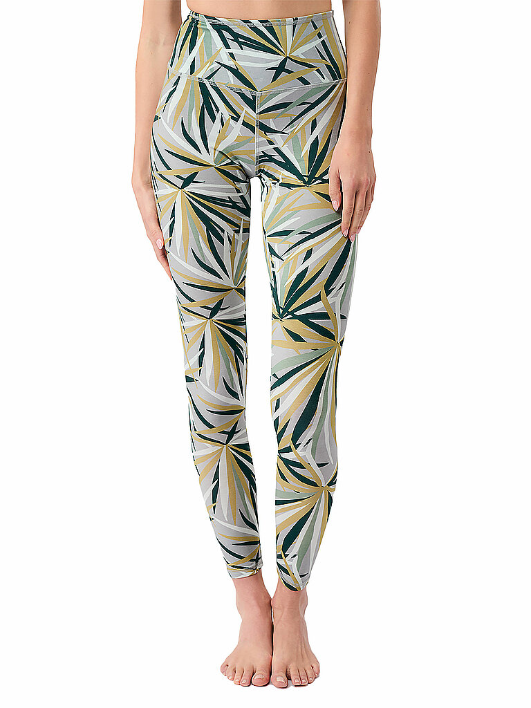 MANDALA Damen Yoga Tight Printed grün | XS — Bild 2