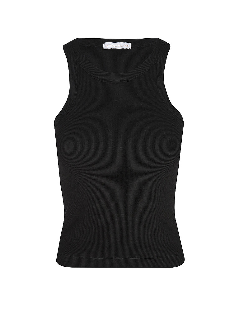 MANDALA Damen Yoga Tank Boy Top schwarz | M — Bild 2