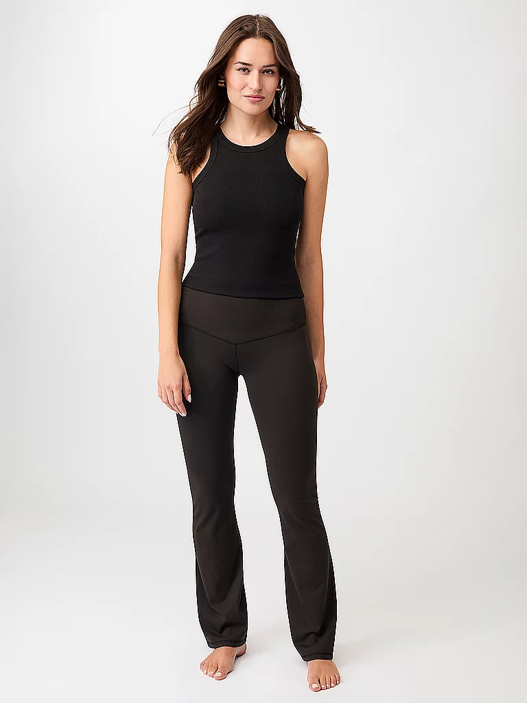MANDALA Damen Yoga Tank Boy Top schwarz | M — Bild 3